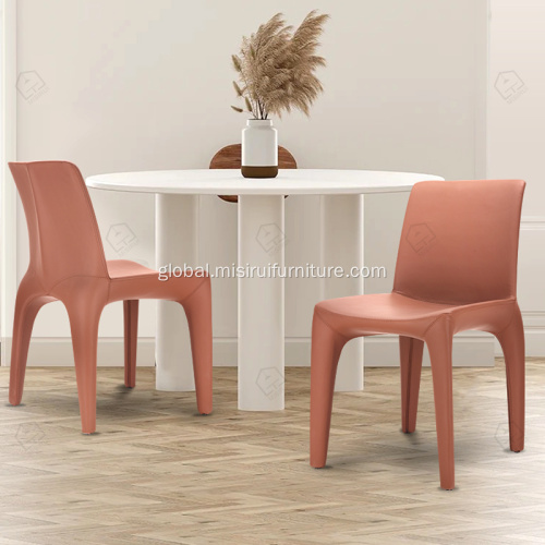 Injestion Foam Side Chair Modern dining chairs with whole leather Manufactory